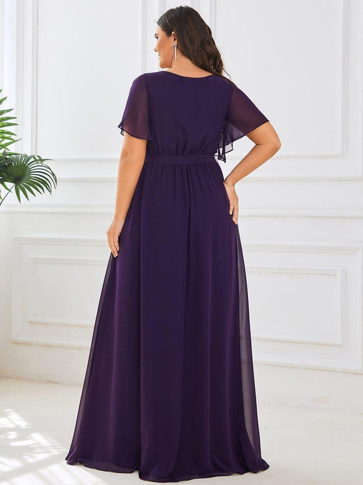 Stilvolles mintgrünes Abendkleid A-Linie, Maxilänge, für Brautjungfern & Hochzeiten.
