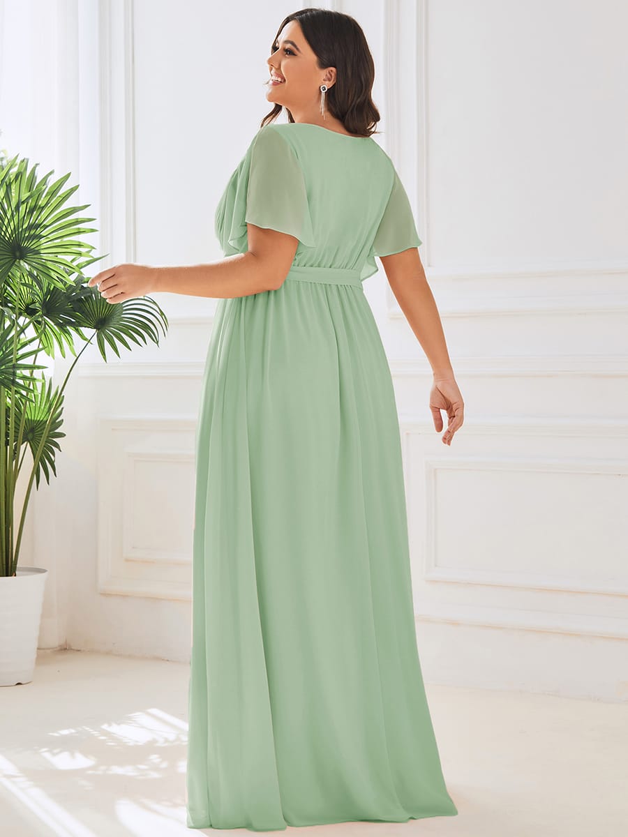 Stilvolles schwarzes Abendkleid A-Linie, V-Ausschnitt, Maxilänge, für Gala.
