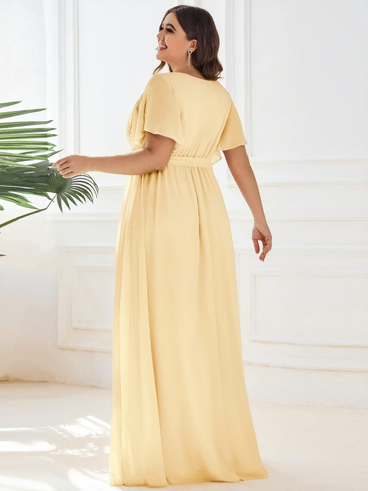 Festliches schwarzes Damen Abendkleid A-Linie, Maxilänge, für Hochzeiten.