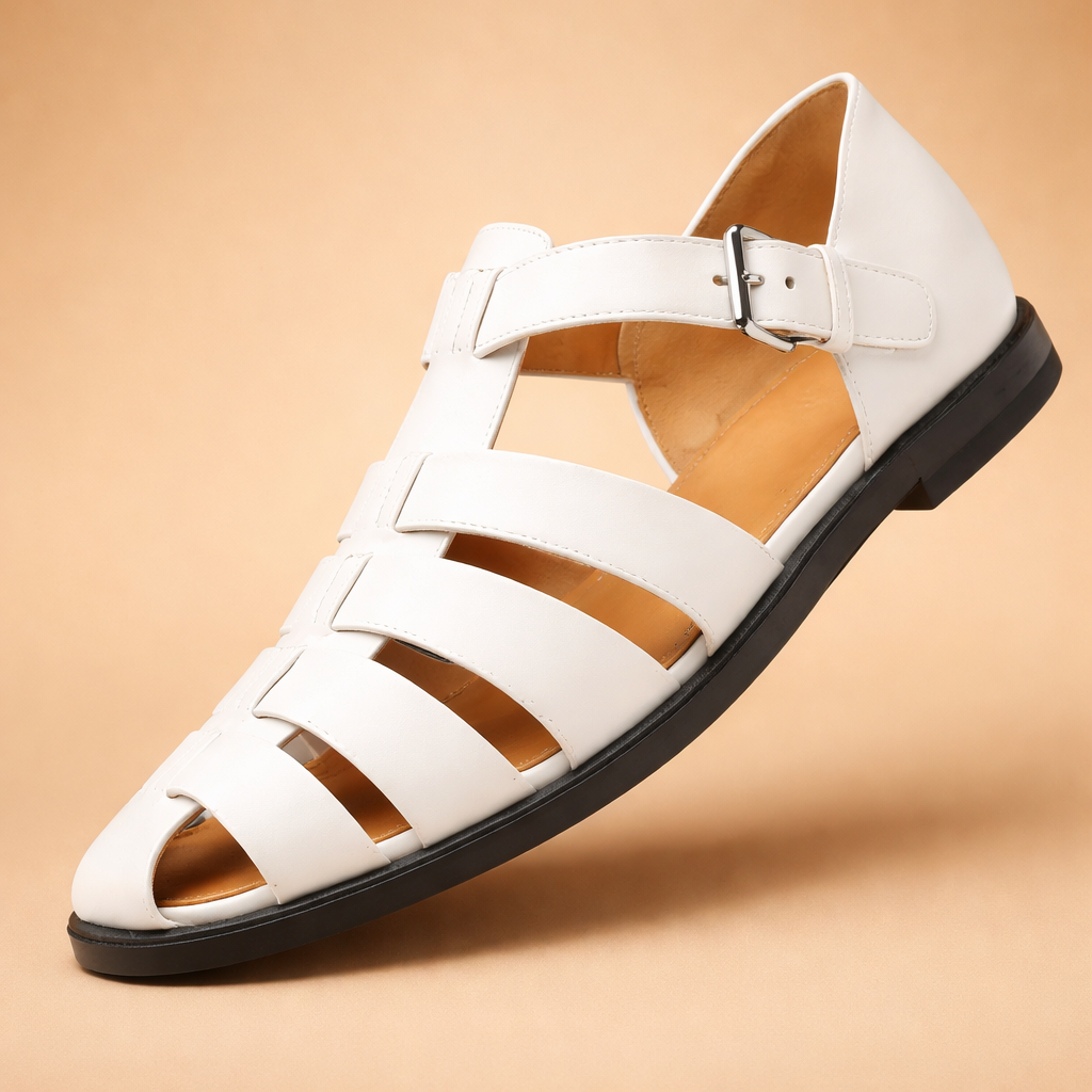 Bequeme Herren Riemensandalen, atmungsaktiv für den Sommer. Klassisch & ideal für Freizeit, Urlaub.