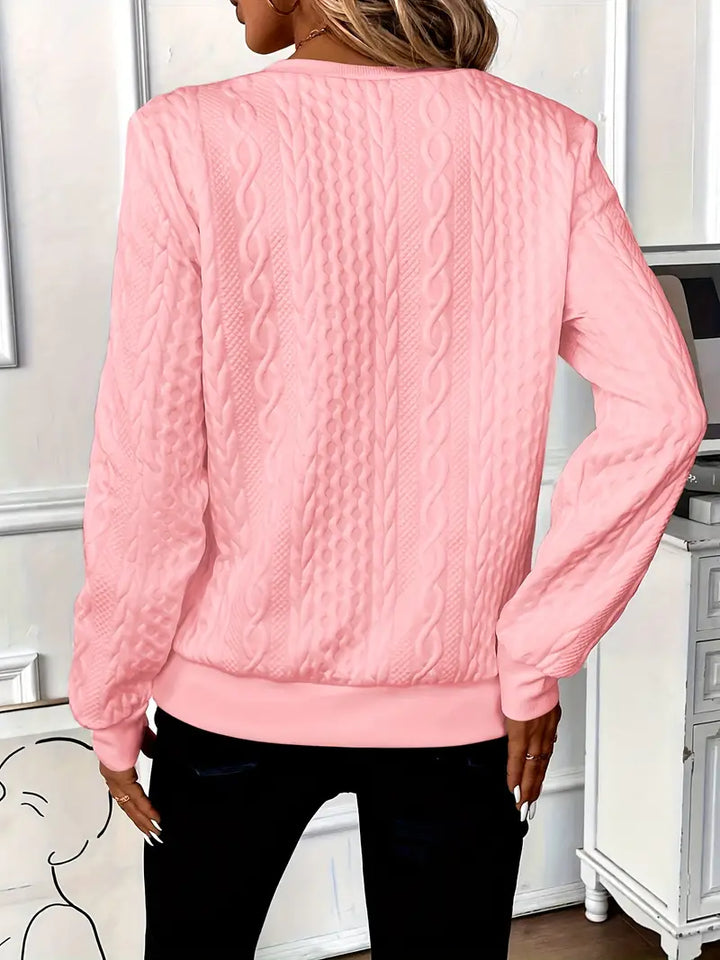 Schicker Damen Reißverschluss-Pullover, ein modisches Oberteil mit Komfort.