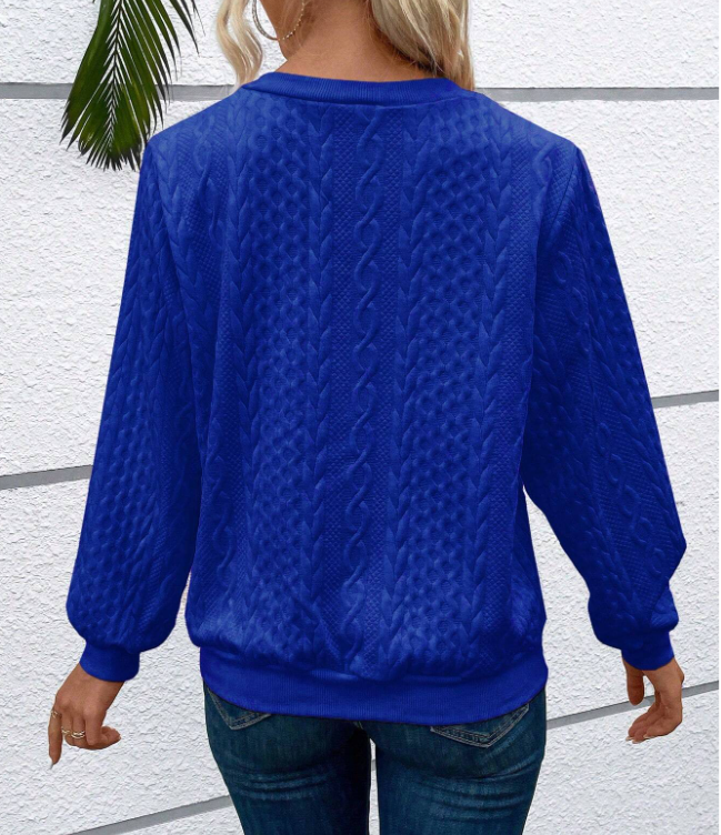 Hochwertiger Damen Reißverschluss-Pullover, elegant und langlebig.