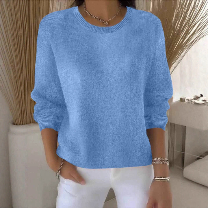 Warmer Winter-Damenpullover, kuschelig & stilvoll für kalte Tage. Perfektes Basic-Oberteil.
