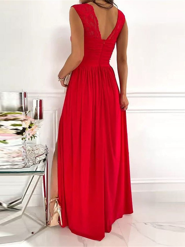 Frauen Maxikleid, elegant & festlich, für glamouröse Abende & formelle Dinner.