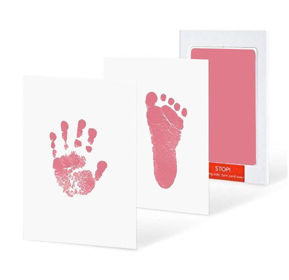 Baby Handabdruck-Set: Ungiftiges Bastelset für einzigartige Fussabdruck-Erinnerungen; tolles Geschenk.