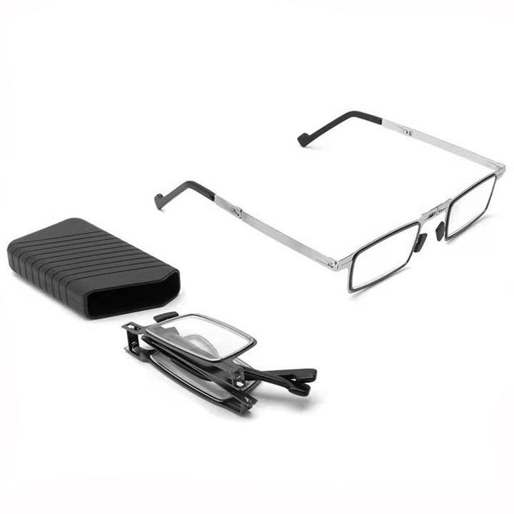 Praktische, faltbare Lesebrille für Herren und Damen, super kompakt für Hand- oder Hosentasche. Langlebig.