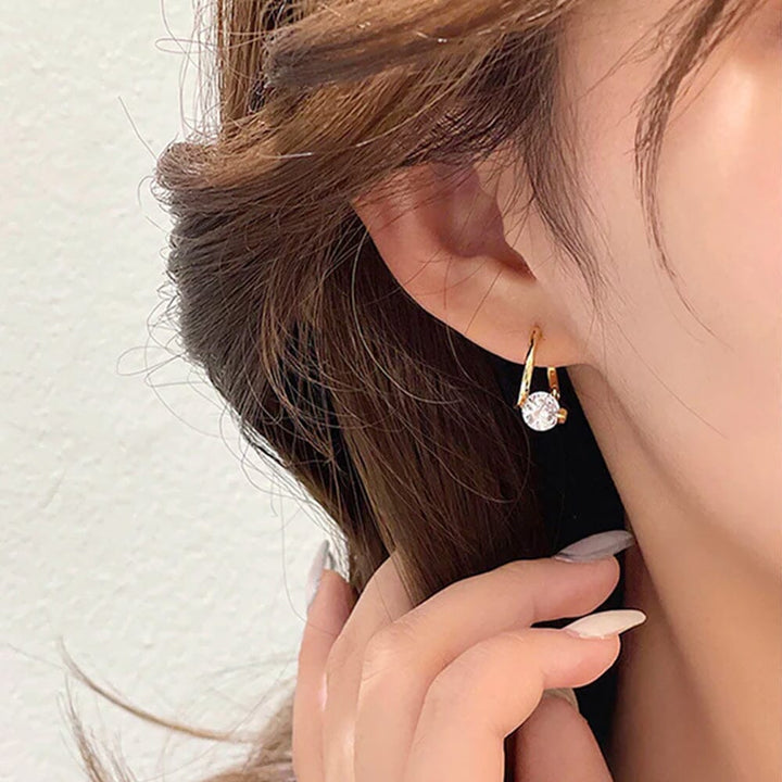 Minimalistische Germanium-Kugelohrringe, elegant & zeitlos für Damen und Herren.