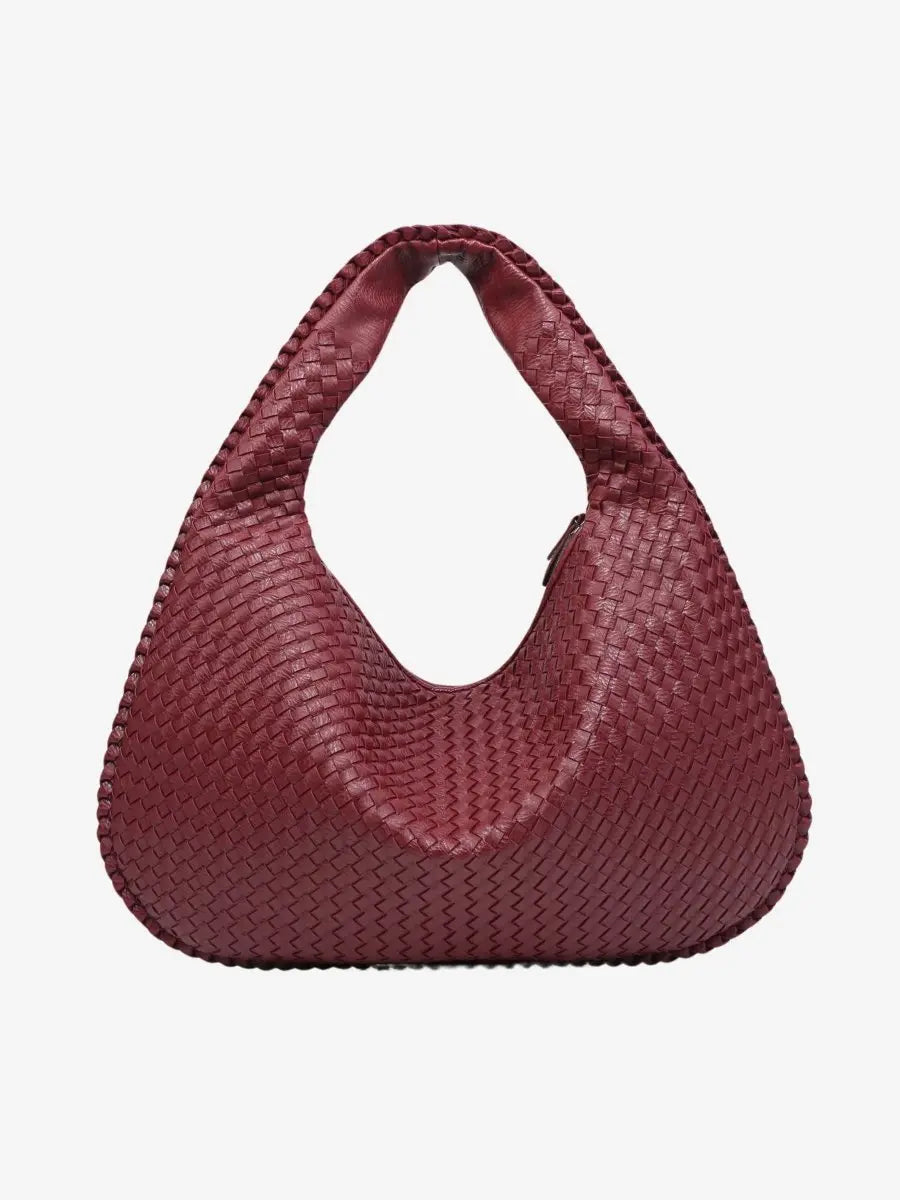 Elegante Damen Hobo Handtasche in Schwarz, geräumig für den Alltag, als stilvolles Accessoire.