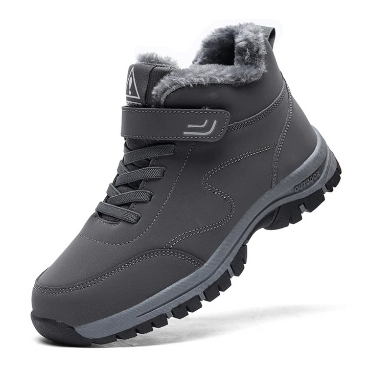 Robuste Unisex Wanderschuhe, warm gefüttert, rutschfest für Herbst & Winter Outdoor-Touren.