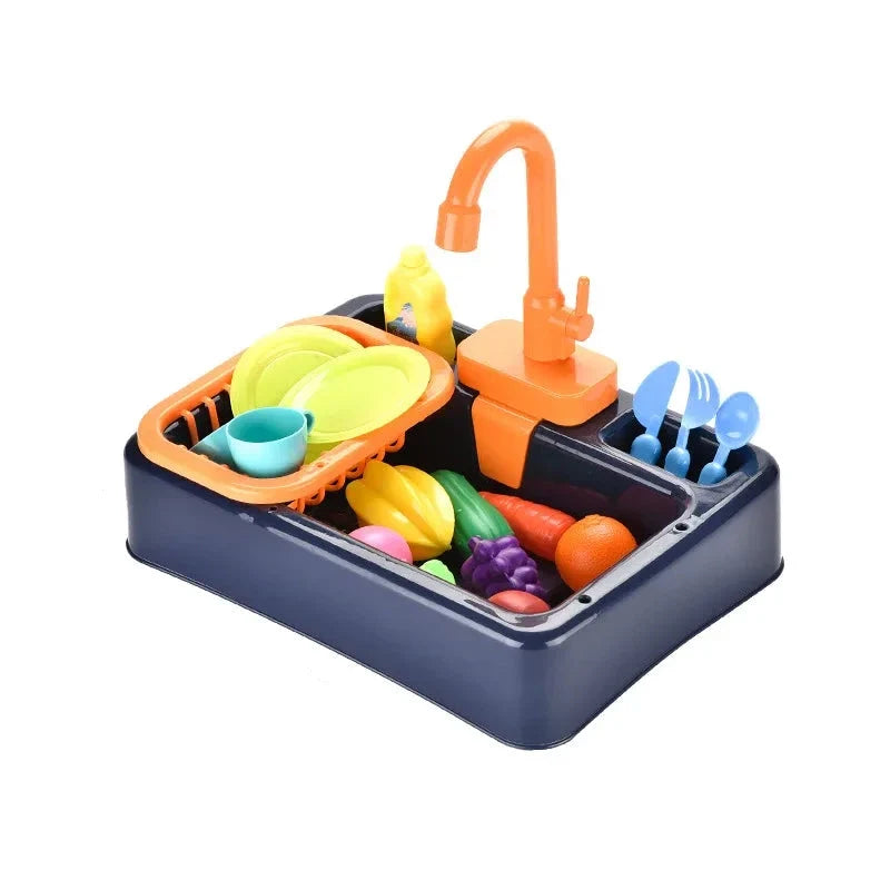 Geschenkidee für Kinder: Interaktives Spülbecken-Spielzeug mit Wasserfunktion, fördert Kreativität & Spiel.