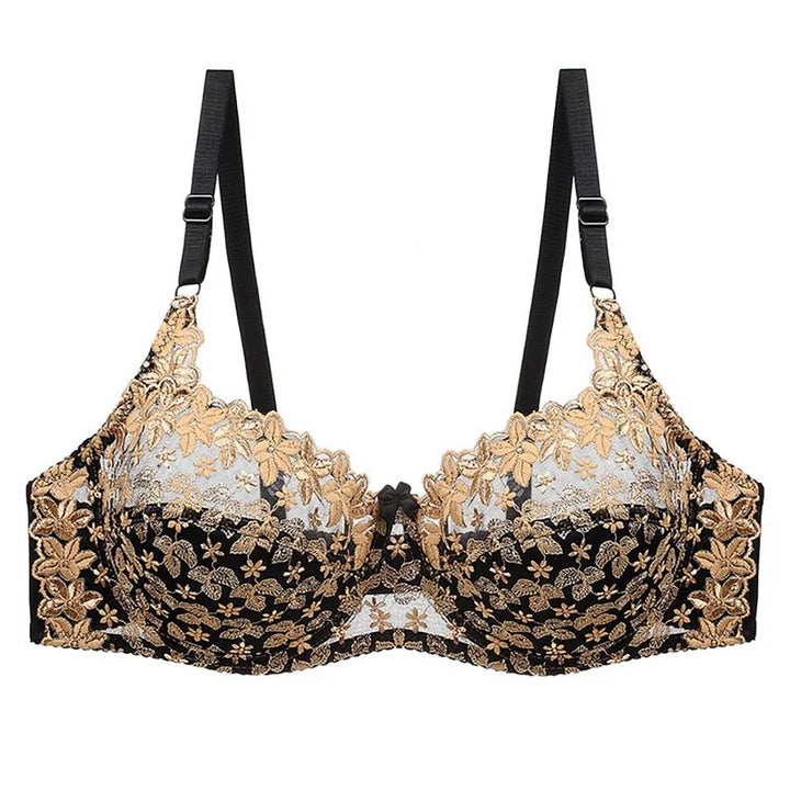 Kabelloser Damen Push-up BH für Übergröße. Komfortabler Spitzen BH mit Rückverschluss. Ideal als Dessous.