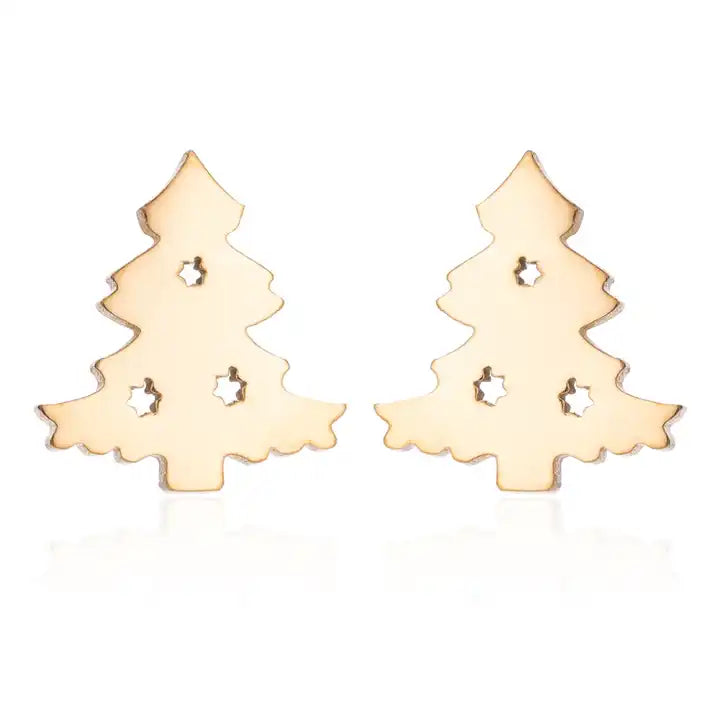Weihnachtliche Ohrringe für Frauen, festlicher Schmuck aus 925er Silber in verschiedenen Motiven wie Rentier.