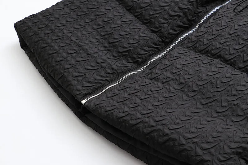 Warme Damen Outerwear Übergröße, Elfenbein, komfortabel für kalte Tage im Winter.