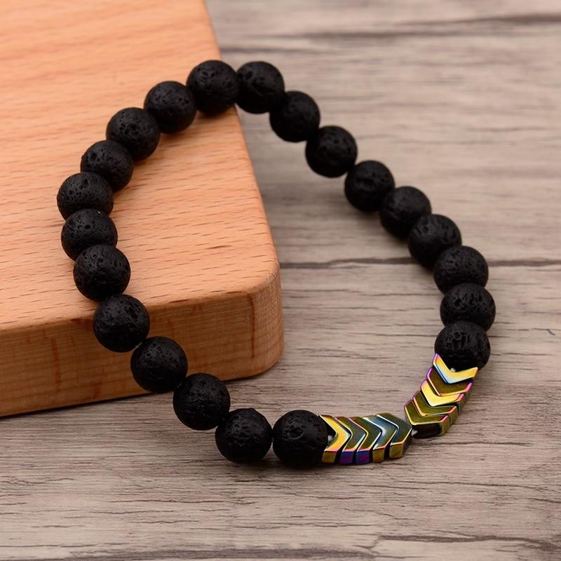 Hochwertiges Hämatit Anti-Stress Armband, Geschenkidee für Energie & Wohlbefinden.