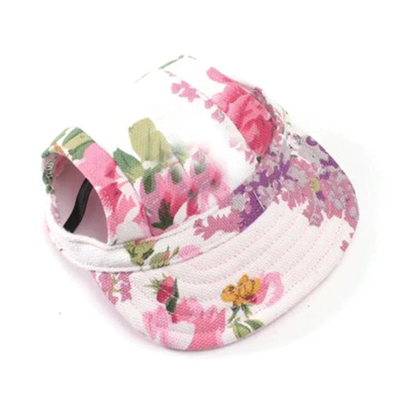 Modische Hunde-Kappe mit coolen Prints, stilvoller Sonnenschutz & Haustier Mode für sommerliche Tage.