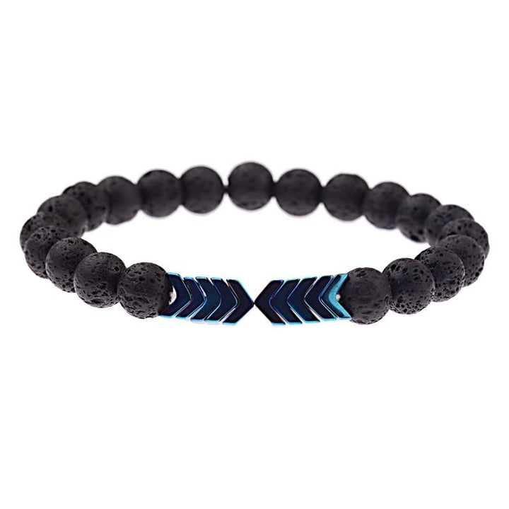 Chakra Armband Hämatit, unisex, für Anti-Stress, Entspannung und innere Mitte.