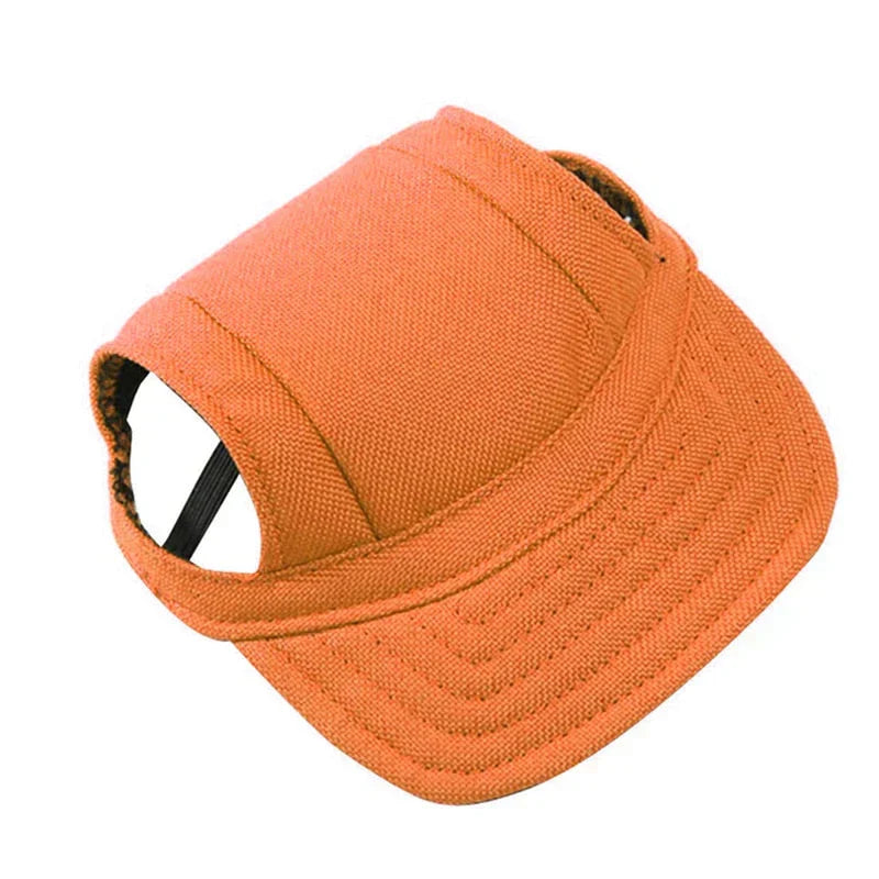 Atmungsaktive Hunde-Kappe, hellgrau, UV-Schutz für Kopf & Augen, unverzichtbares Hundezubehör im Sommer.