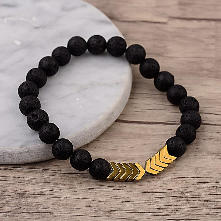 Elegant gearbeitetes Anti-Stress Schmuck Armband für Achtsamkeit und Wohlbefinden.
