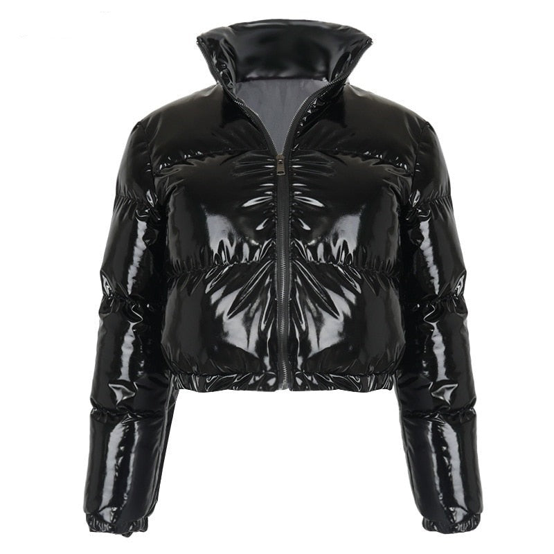 Leichte Damen Pufferjacke, trotzdem warm genug für den kühlen Winter.