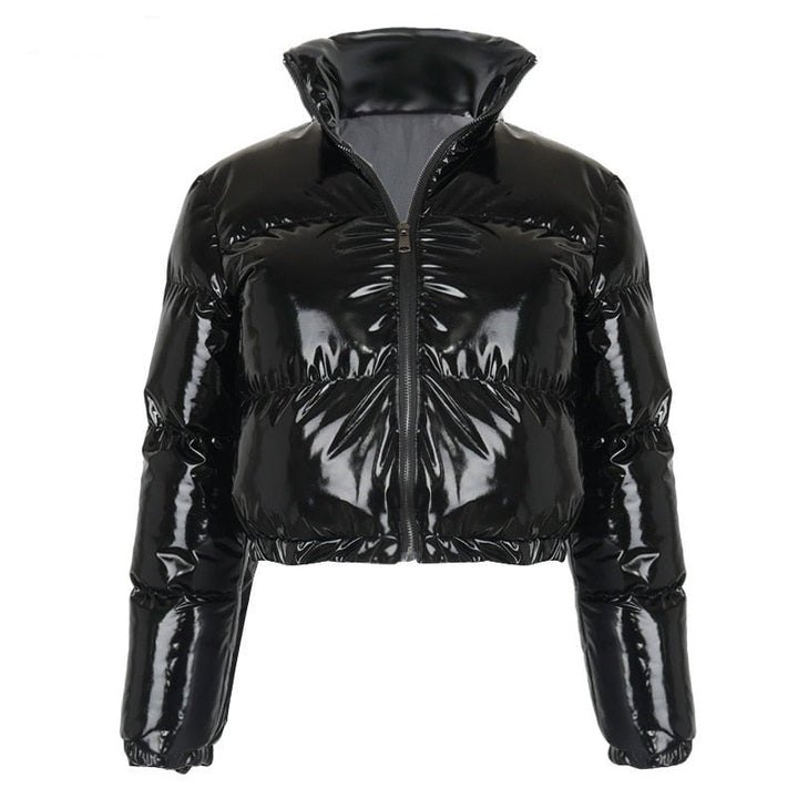 Leichte Damen Pufferjacke, trotzdem warm genug für den kühlen Winter.