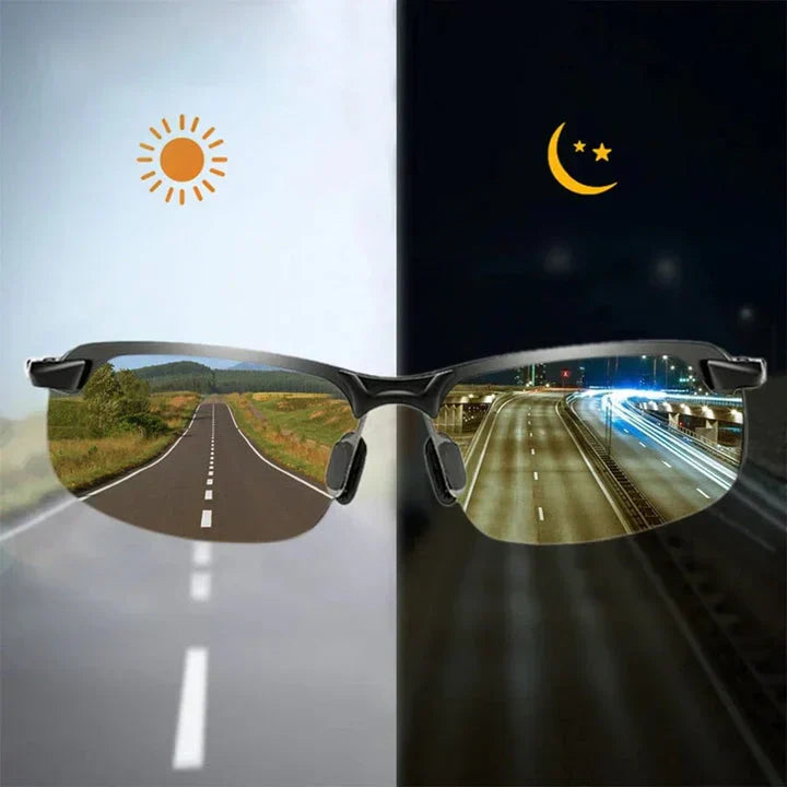 Moderne Unisex Brille: Selbsttönend, Blaulichtfilter & UV400 Schutz. TR90 Rahmen, photochromatisch für klare Sicht.