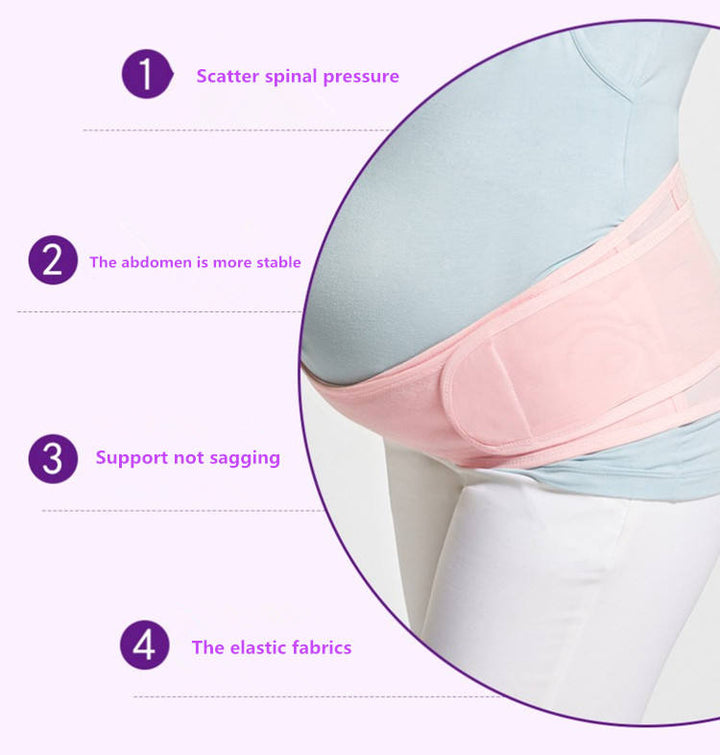Stützendes Schwangerschafts Bauchband für Komfort; lindert Rückenschmerzen am Babybauch diskret.