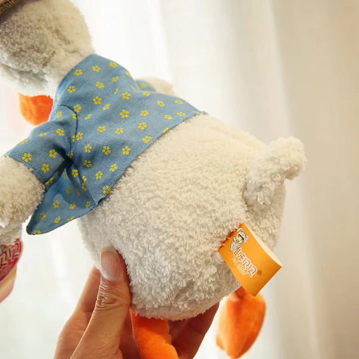 Lustiges Enten Plüschtier mit Hut, ein nachsprechendes Kinder Spielzeug und tolles Geschenk für Babys.