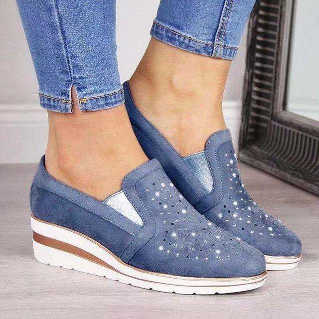Damen Bequemsneaker: Ergonomische Freizeitschuhe für höchsten Laufkomfort mit Dämpfung und atmungsaktivem Design.
