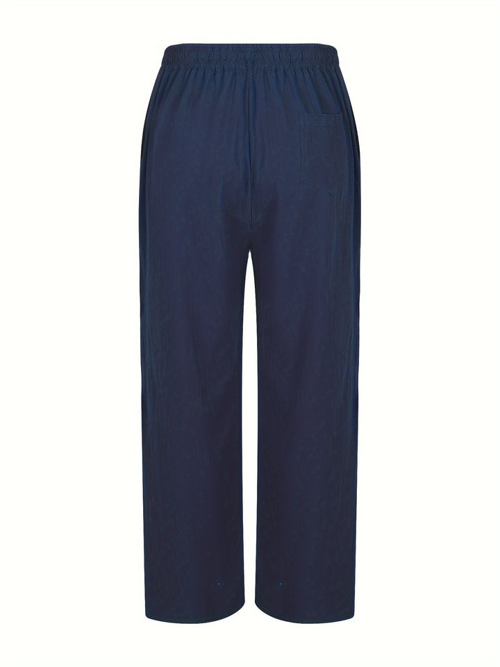 Graue Herren Freizeithose für einen lässigen Alltagslook, bequem, modern und atmungsaktiv.