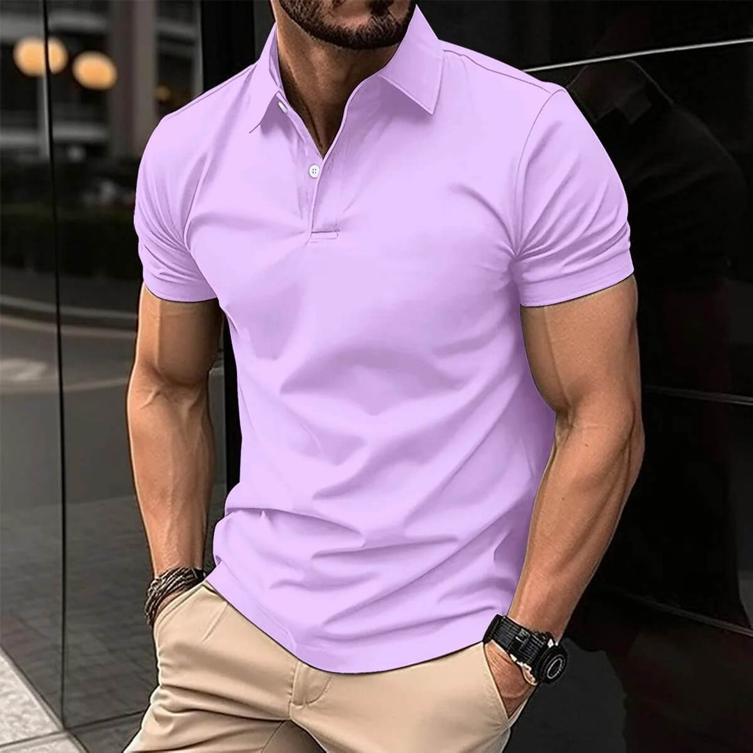 Leichtes Herren Poloshirt, atmungsaktiv. Das ideale Sommer-Oberteil für Sport, Freizeit & Casual-Looks.