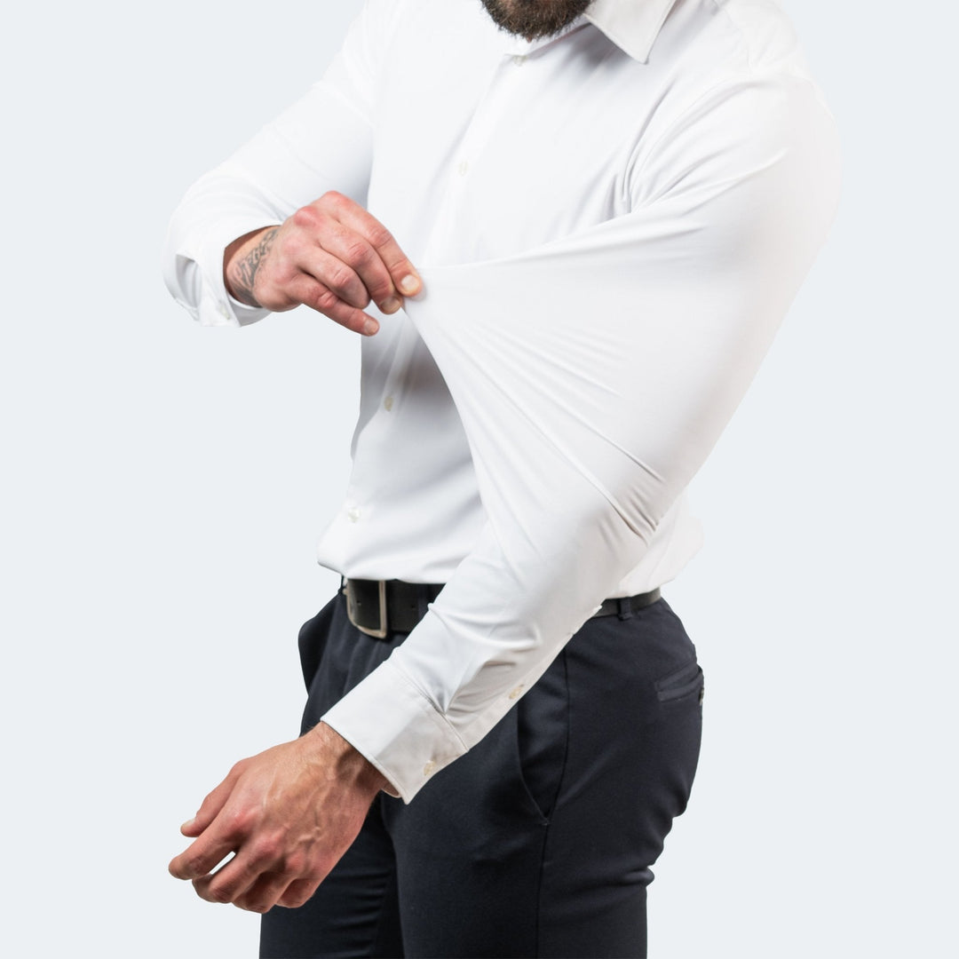 Elegantes Herrenhemd, stretch & bügelfrei. Atmungsaktiv für den modernen Mann. Ideal für Büro & Alltag.