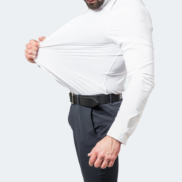 Herren Langarmhemd: Stretch, bügelfrei, atmungsaktiv. Perfekt für Business & Freizeit, ultimativen Komfort.