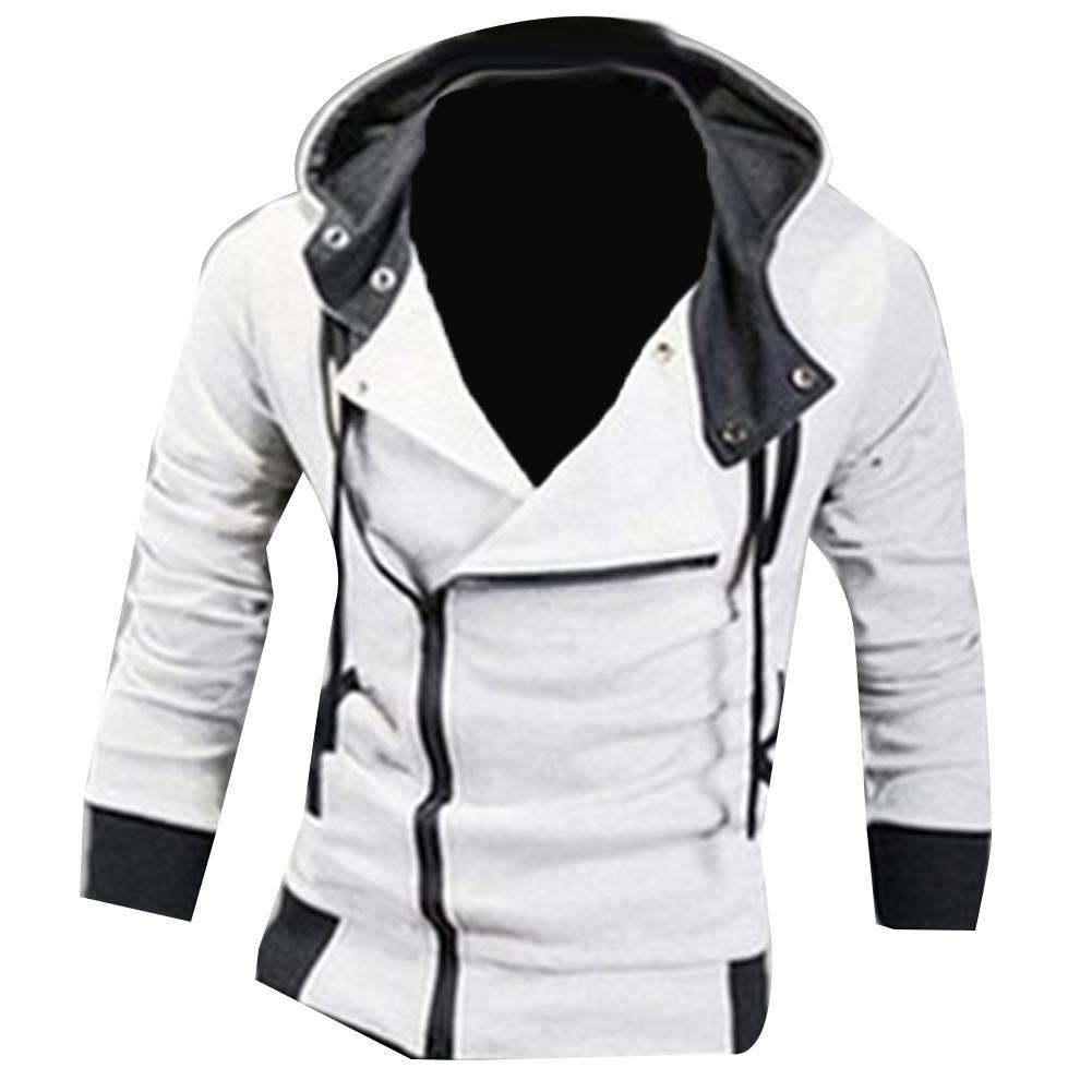 Bequeme Herren-Übergangsjacke mit Kapuze, ideal als Freizeit- & Outdoorjacke für den Herbst.