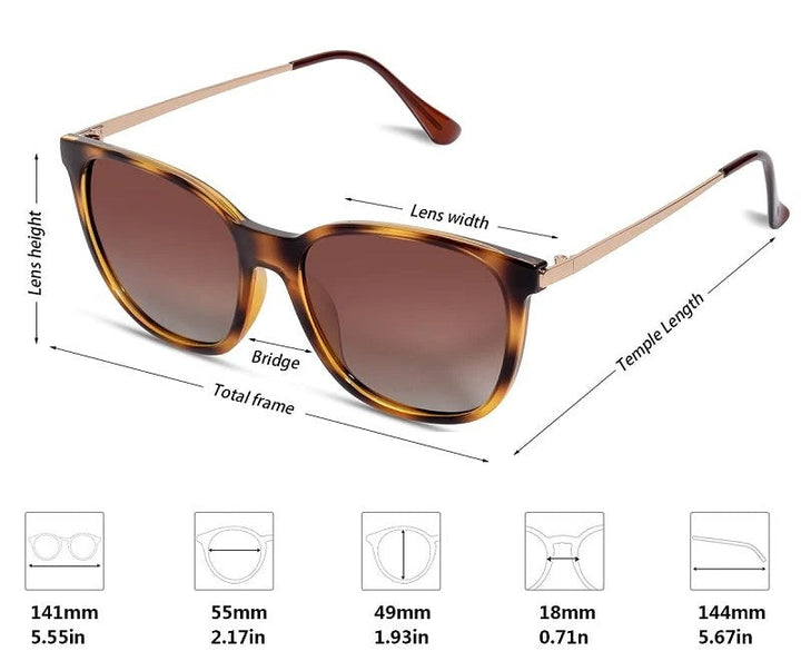 Vintage Fahrsonnenbrille polarisiert. Optimaler UV400 Blendschutz für klare Sicht und sicheren Augenschutz.