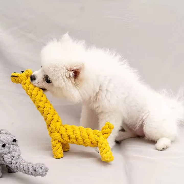 Langlebiges Hundekuscheltier in Tierform, perfekt für kräftige Kauer.