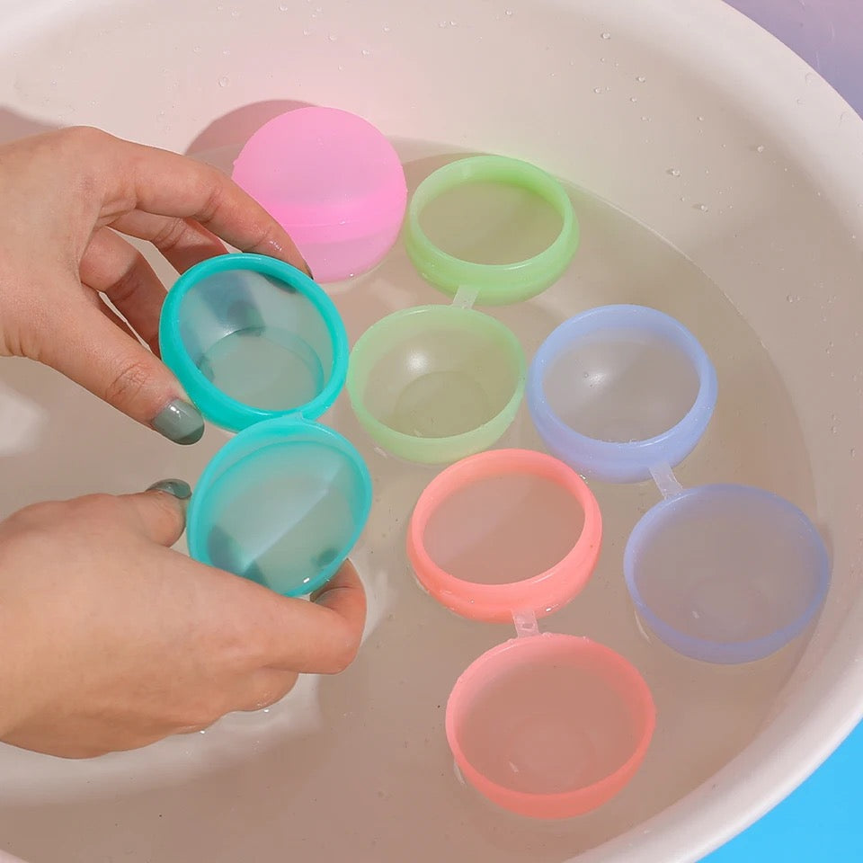 Bunte, weiche wiederverwendbare Wasserbomben für Kinder. Perfekt für Pool, Strand & Outdoor-Spiel. Nachhaltiger Spaß.