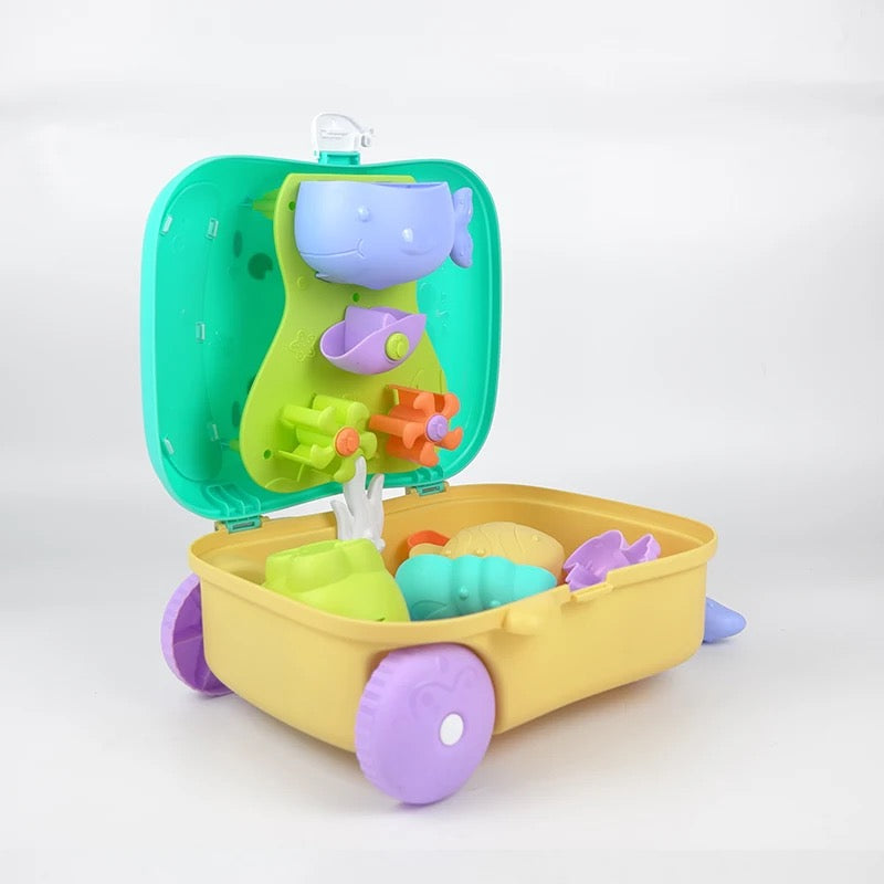SandTrolley: Ideales Strandspielzeug für Kinder, auch perfekt als Gartenspielzeug für den Urlaub.
