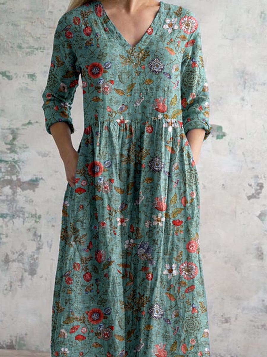 Leichtes, modisches Damen Sommerkleid, ideal als Strandkleid oder casual Freizeitkleid. Farbenfroh.
