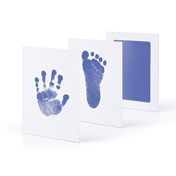 Familien-Erinnerung: Baby Handabdruck-Set für süße Abdrücke von Hand und Fuss; sicheres Bastelset für Kinder.