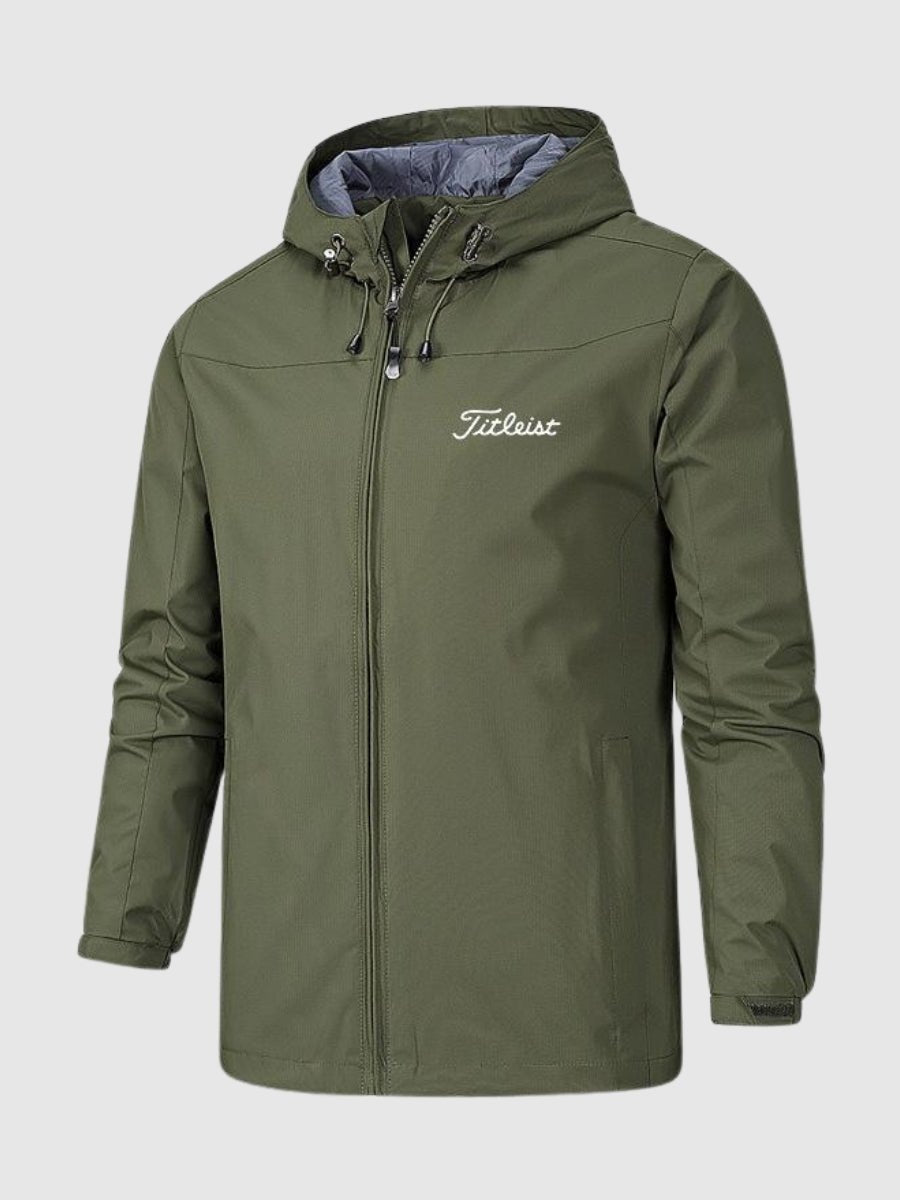 Robuste Herren Regenjacke & Windjacke mit Kapuze. Modische Outdoor Jacke für optimalen Wetterschutz.