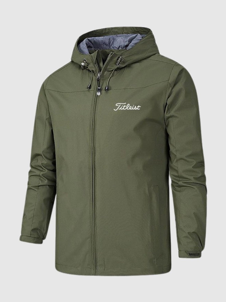 Robuste Herren Regenjacke & Windjacke mit Kapuze. Modische Outdoor Jacke für optimalen Wetterschutz.