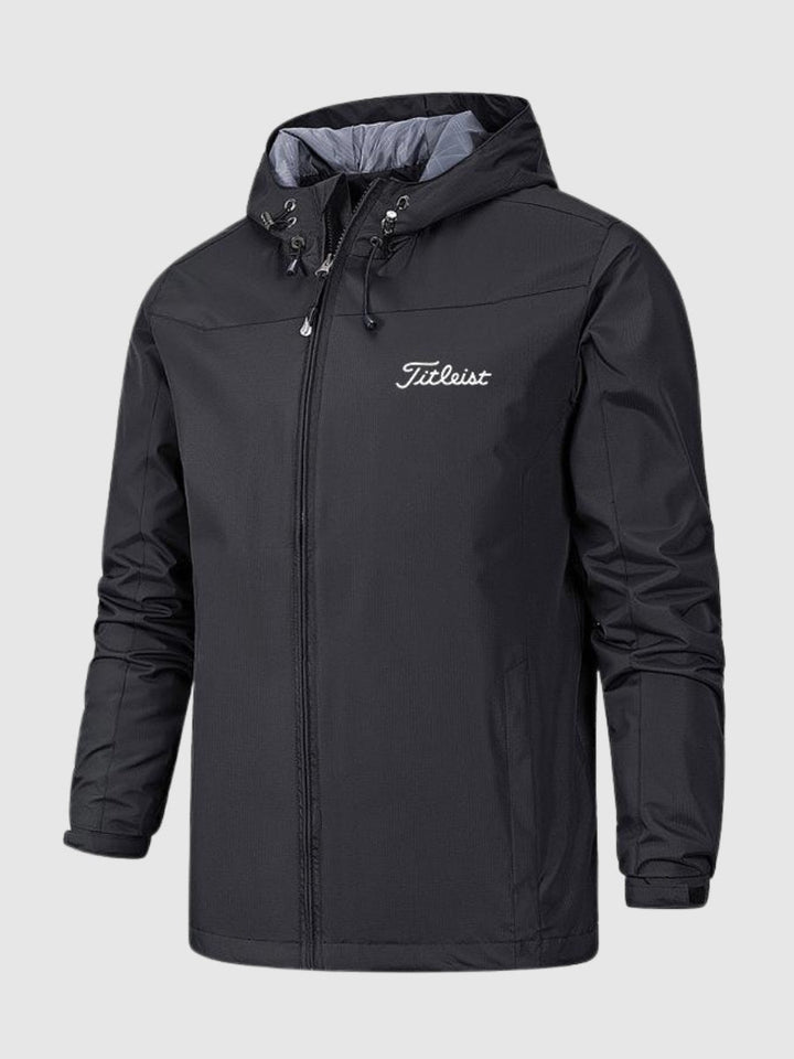 Herren Wind- & Wasserdichte Outdoor Jacke mit Kapuze. Ideal für Wandern & Alltag bei jedem Wetter.