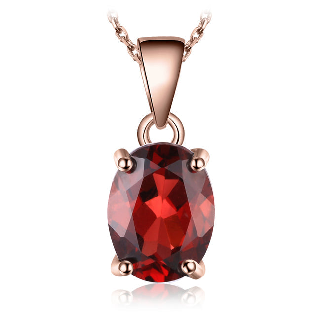 Roségold-Anhänger mit funkelndem Citrin Edelstein, ovaler Schliff. Edler Damenschmuck.