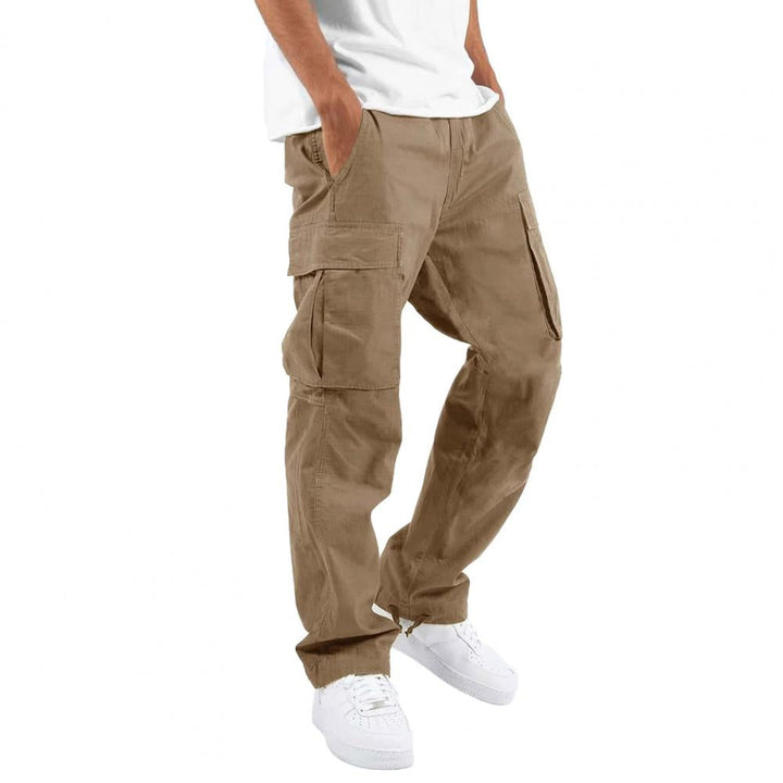 Funktionale Herren Cargohose Regular Fit mit robusten Taschen und elastischem Bund, ideal als bequeme Freizeithose.