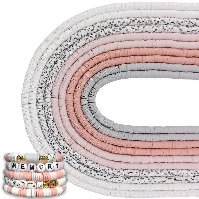 Hochwertiges Perlen-Kit für individuelle Schmuckherstellung mit Polymer-Ton Perlen.