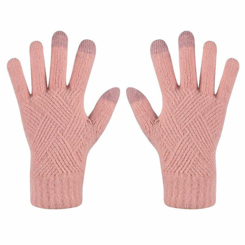 Ideales Geschenk: Kuschelige Damenhandschuhe, warm und touchscreen-fähig. Praktisch für jeden Wintertag.