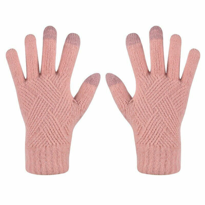 Ideales Geschenk: Kuschelige Damenhandschuhe, warm und touchscreen-fähig. Praktisch für jeden Wintertag.