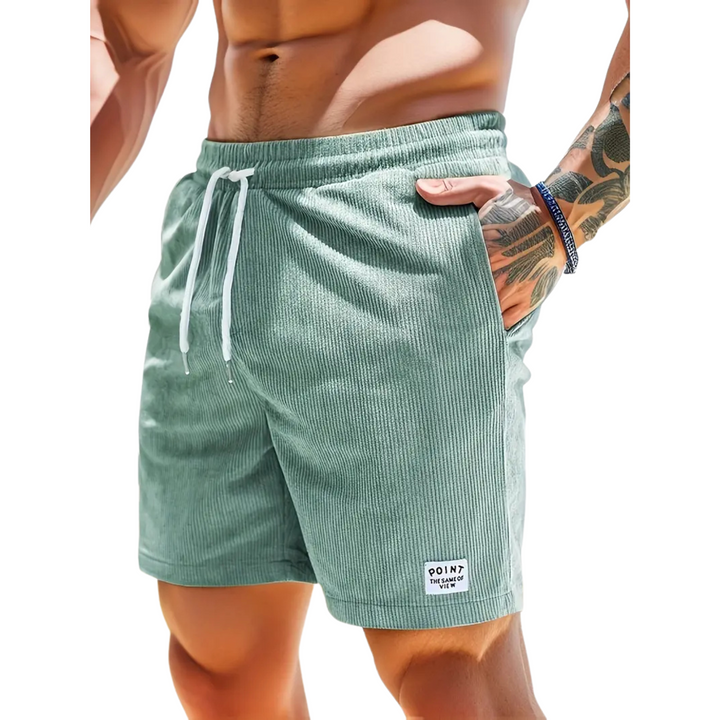 Modische Herren Strandshorts aus leichtem, schnelltrocknendem Material für Sommer und Urlaub.
