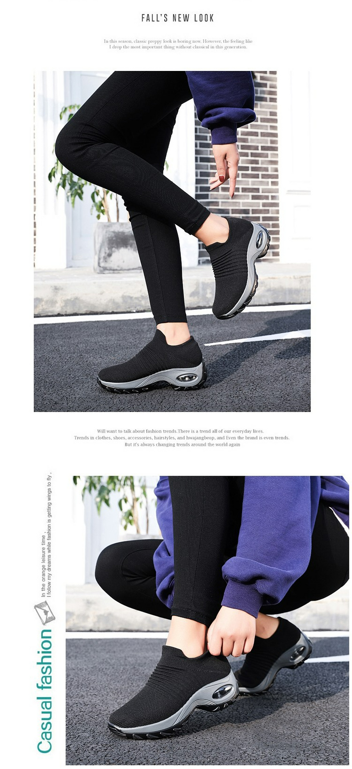 Leichte Damen Sportschuhe, luftgedämpft und einfach anzuziehen. Slip-On Sneaker für ultimativen Komfort.