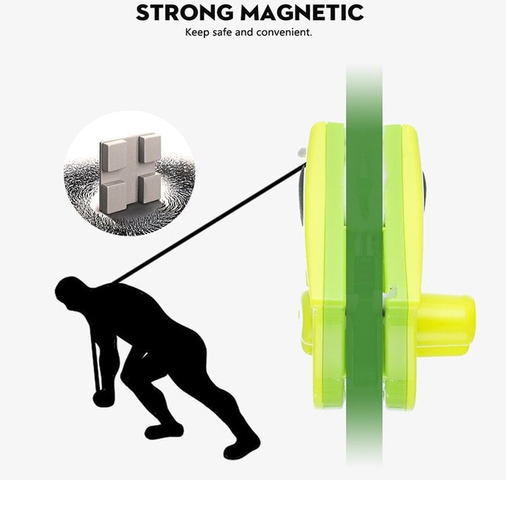 Vielseitiger doppelseitiger Magnet-Fensterreiniger, ideal für Glasflächen, Balkonfenster und Duschtüren zuhause.